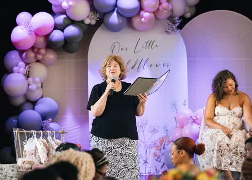 Baby shower photograph