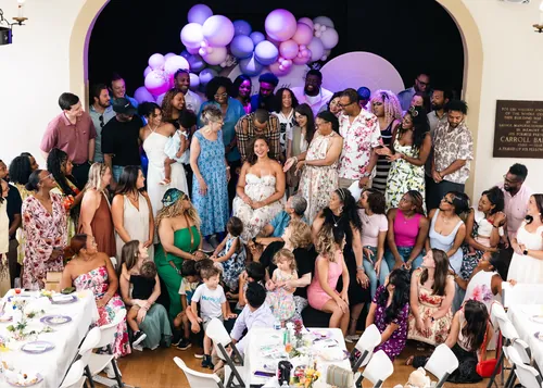 Baby shower photograph