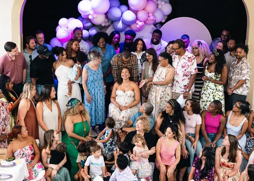 Baby shower photograph