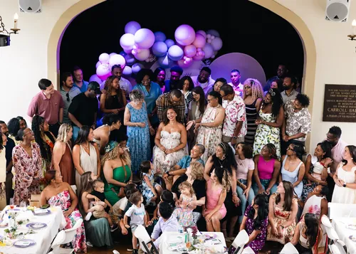 Baby shower photograph