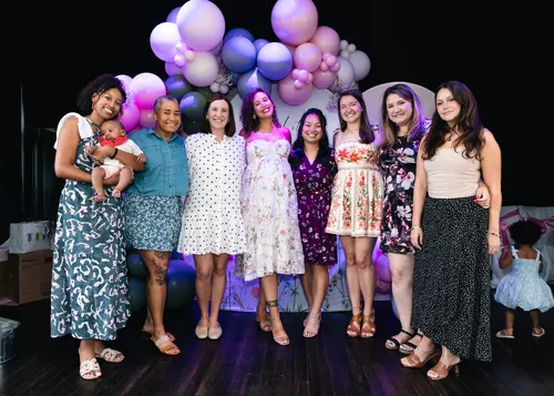Baby shower photograph
