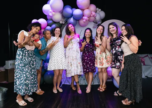 Baby shower photograph