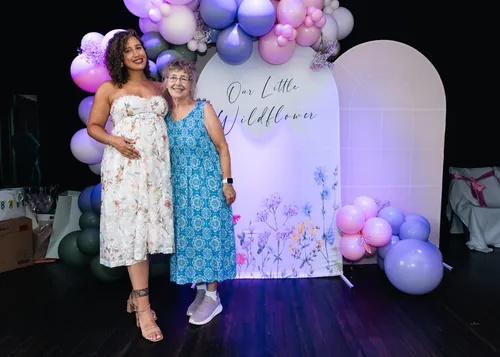 Baby shower photograph