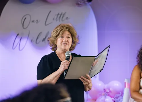 A reading at the shower