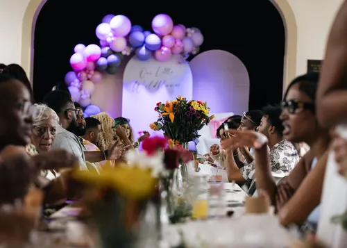 Baby shower photograph