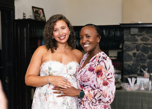 Baby shower photograph